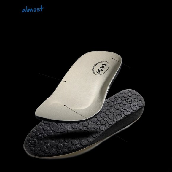 NEW TAOS Canvas Titan Comfort Trek Sneakers in grey/peach for women 1125 5t3 - Picture 7 of 7